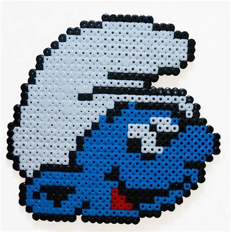Smurfs Fuse Bead Patterns Pixel Art Pattern Perler Bead Patterns My