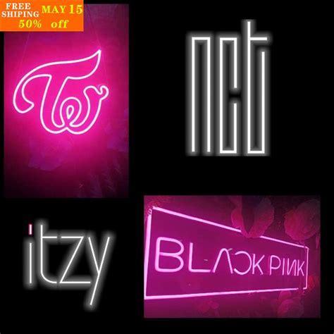Kpop Neon Lights Display Blackpink Nct Twice Izy Shopee Philippines