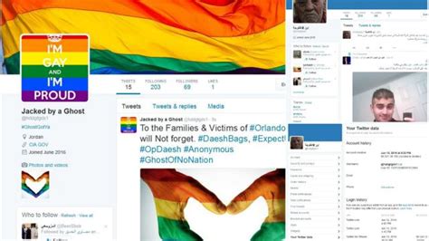 Anonymous Hacks Pro Isis Twitter Accounts Fills Them With Gay Pride