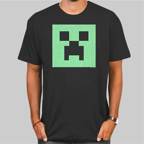 Boys Creeper Minecraft T Shirt Cheap