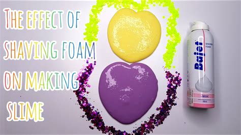 How To Make Slime With Shaving Foam Satisfying Slime Videoasmr Slime
