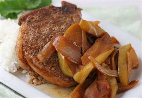 One inch thick, juicy, tender and delicious boneless pork chops made in your instant pot. Readable Eatables: {Pork Chops with Caramelized Apples and Onions}