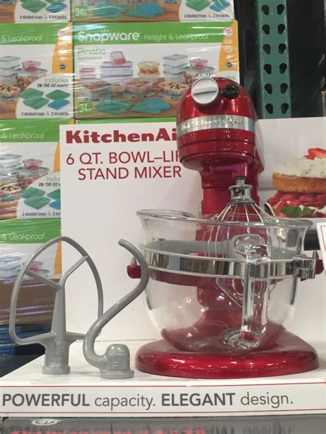 It comes in empire red and uses 240v power source. KitchenAid® 6 qt Bowl-Lift Stand Mixer - CostcoChaser