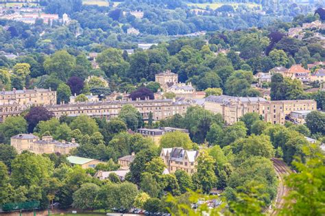 Bath City Panorama View Stock Image Image Of Landscape 77085569