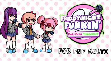 Fnf Doki Doki Takeover For Fnf Multiplayer Friday Night Funkin Mods