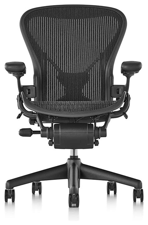 Herman Miller Aeron Chair Size B Fully Loaded With Posturefit Black