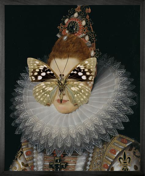 The ‘butterfly Portrait Artwork Series Mineheart