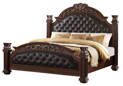 Check spelling or type a new query. Cherry Finish Wood Queen Bedroom Set 3Pcs Traditional ...