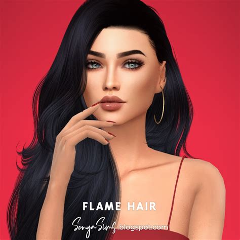 Flame Hair At Sonya Sims Sims 4 Updates