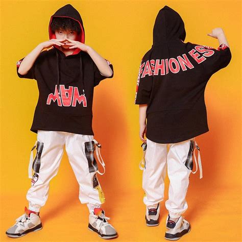 Hip Hop Dance Kids Korean Style Jazz Dance Costume Hip Hop Clothes