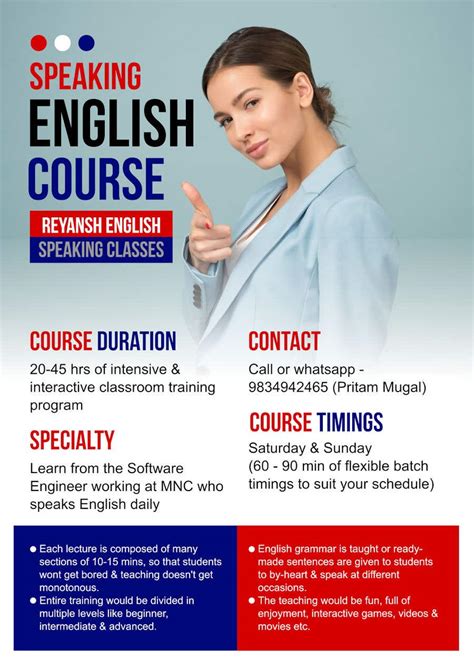 Build An Advertisement Banner For English Speaking Course Freelancer