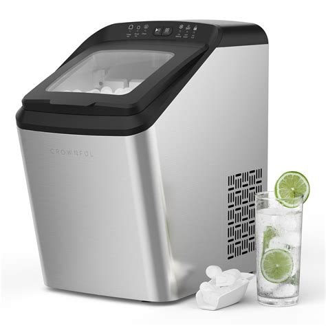 Description Crownful Compact Ice Maker For Countertop 9 Bullet Ice