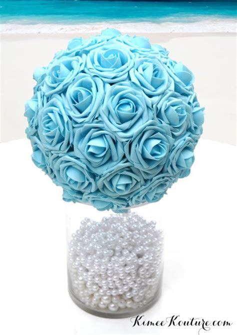 This springtime flower has a wonderful fragrance and a beautiful structure when viewed close up. LIGHT BLUE Flower Ball. Baby Blue Kissing Ball. Pool Blue ...