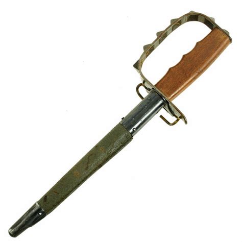 Original Us Wwi M1917 Trench Knife By Lf And C Dated 1917 With Jewe