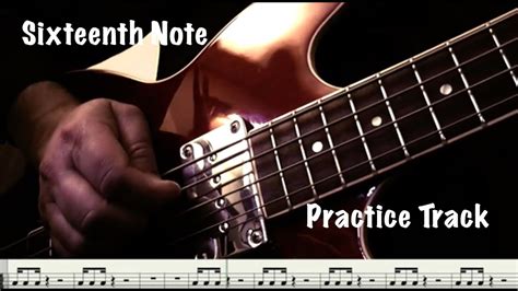 Sixteenth Note Practice Track 1 E A Youtube