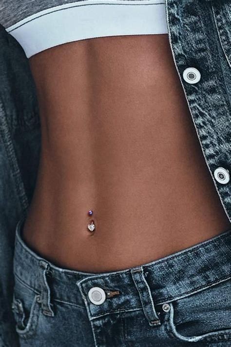 Attractive And Adorable Belly Button Piercing For You In