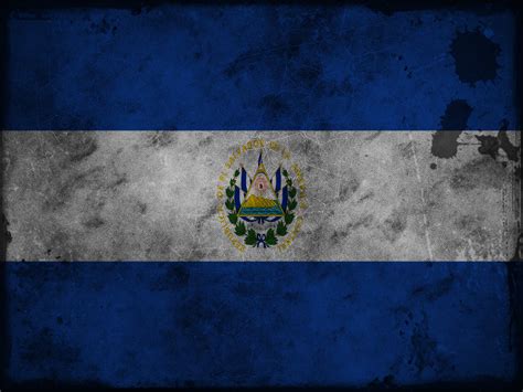 Bandera Del Salvador Grunge By Dexillum On Deviantart