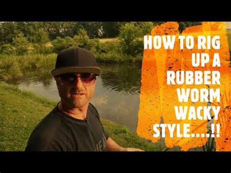 Best Fishing Rig Set Up With A Rubber Worm Hooked Wacky Worm Style