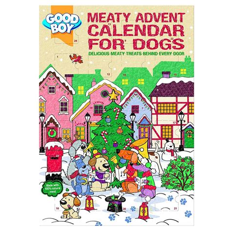 Dog Christmas Advent Calendar With Meaty Treats Good Boy Dog Treat T