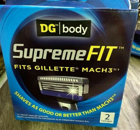 5 New Dg Body Supreme Fit Mach3 Razor Cartridges Total 10 Cartridges