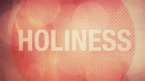 Holiness Monte Judah Lion And Lamb Ministries Youtube