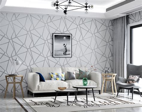 Abstract Wall Design Gray To Decoration