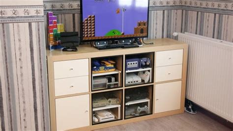 How To Make An Expedit Retro Gaming Cabinet Ikea Hackers