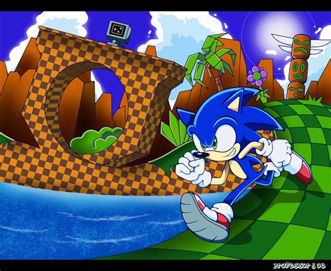 Sonic Green Hill Zone 5 Sonic The Hedgehog Photo 40669108 Fanpop