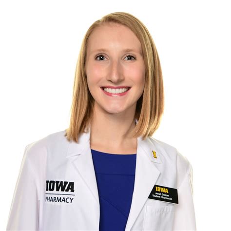 Jenah Greiner Student Pharmacist University Of Iowa College Of