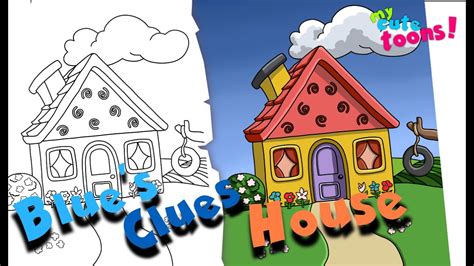 Blues Clues How To Draw Blues Clues House Easy Drawing Tutorial