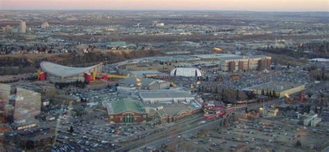 Located on the stampede grounds, on the east end of downtown calgary, the saddledome was built in 1983. Scotiabank Saddledome