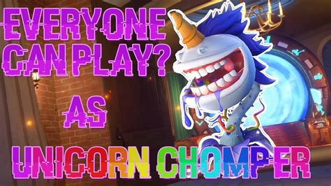 Everyone Can Play As The Unicorn Chomper In The Future Pvz Gw2 Youtube