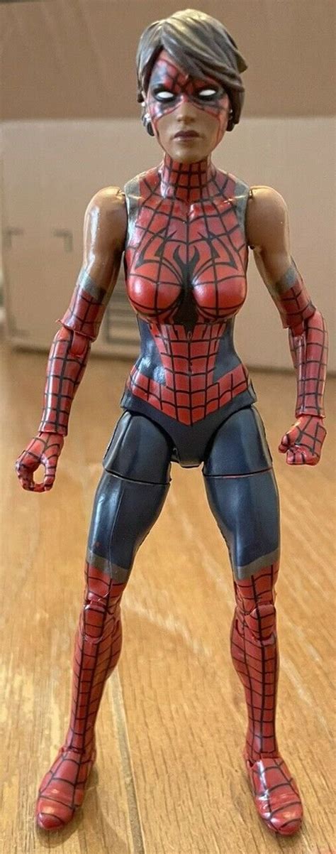 Marvel Legends Spider Man Loose Spider Girl Figure Only Space Venom Wave Ashley Barton Spider Woman