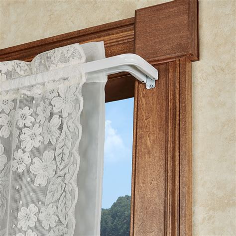 Arrietty White Metal Double Curtain Rod