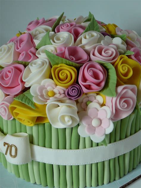 Flower Bouquet Cake — Birthday Cakes Cake Rose Cake Disney Cakes