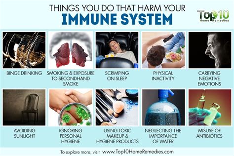 The main thing is that the weakness of the body can persist. 10 Things You Do That Harm Your Immune System | Top 10 ...