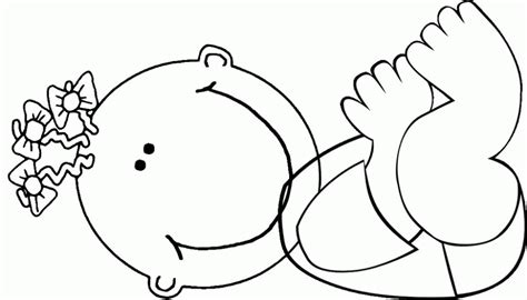 Free Baby Girl Coloring Pages To Print Download Free Baby Girl