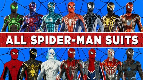 Marvel Spider Man All Suits
