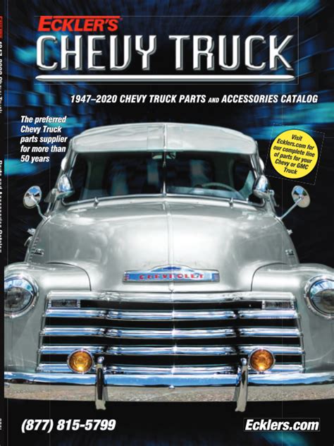 Free Catalog Classic Chevy Trucks By Ecklers 2024 Mail Order Catalog