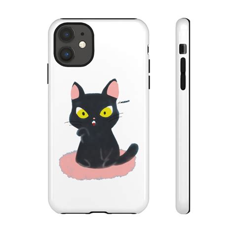 kawaii cat iphone 12 case cute phone case cat phone case etsy