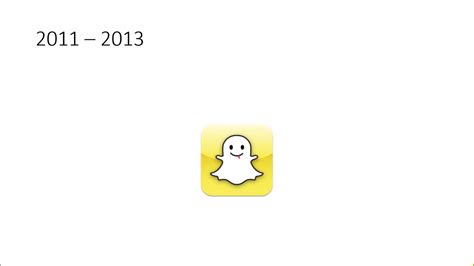 Snapchat Logo Evolution 2011 2017 Youtube