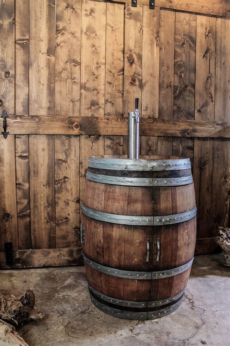 Handcrafted Wine Barrel Kegerator Wine Dispenser Wine Barrel