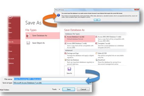 More specifically an accdb file type? How To Convert MDB Access Database File Format To ACCDB