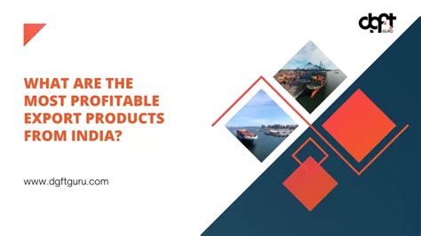Ppt What Are The Most Profitable Export Products From India