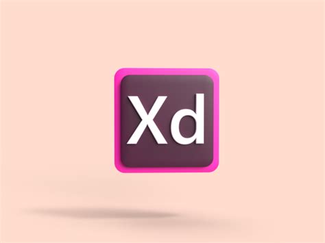 3d Logo Of Adobe Xd In Adobe Dimensions By Priyanshu On Dribbble