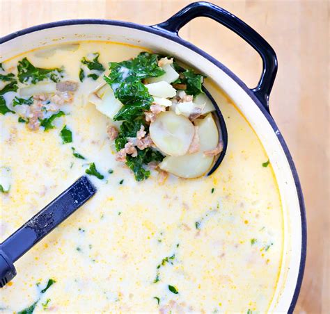 Gurihnya berasa gurih micin, bukan kaldu. Copycat Olive Garden Zuppa Toscana Soup - Yummy Healthy Easy