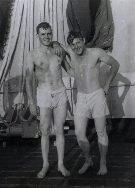 Illegalbriefs “old Timey Sailors In Boxer Shorts ” Vintage Men Boxer Sailor