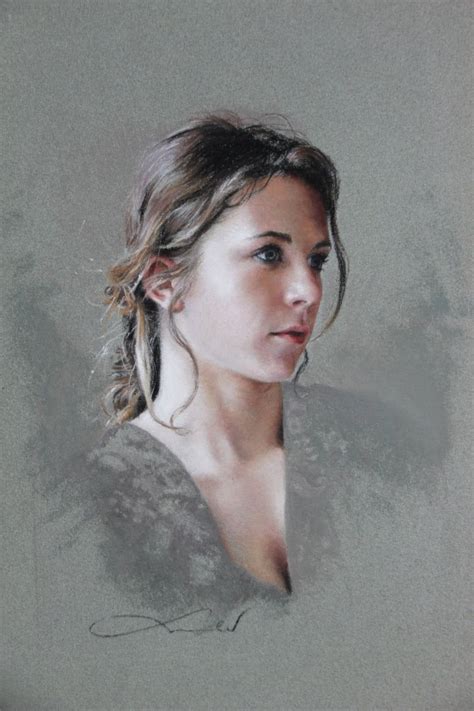 Nathalie Picoulet Kai Fine Art Portrait Painting Pastel