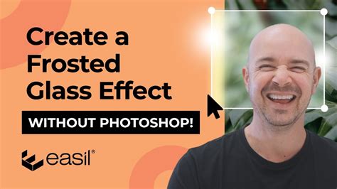 create a cool frosted glass effect graphic [without photoshop] youtube