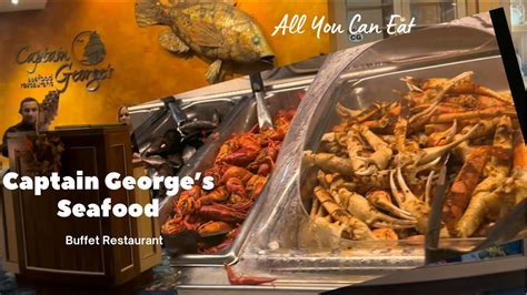 All You Can Eat Seafood Virginia Beach Captain Georges Buffet Restaurant Youtube